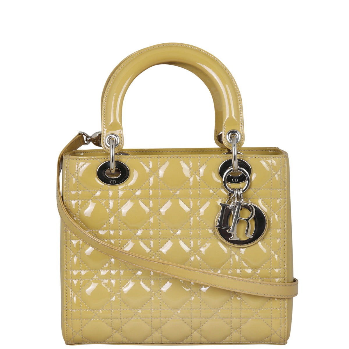 Dior Crossbody Bag Lady 4 Patent Medium Shoulder Bag