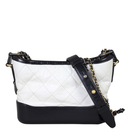 Chanel Gabrielle Hobo 25 series White Small Hobo Bag