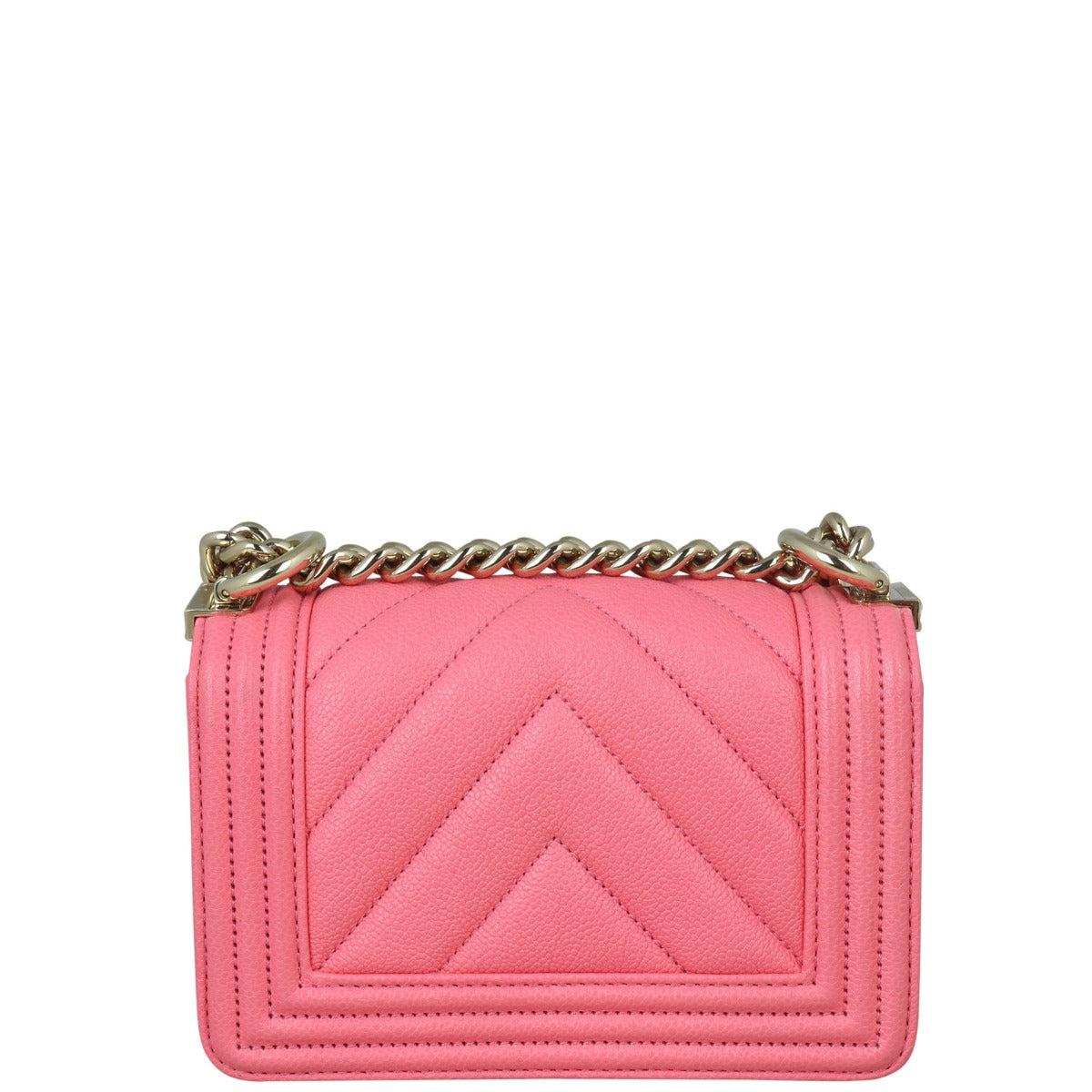 Chanel Boy Chevron Handbag Mini Mini Bag