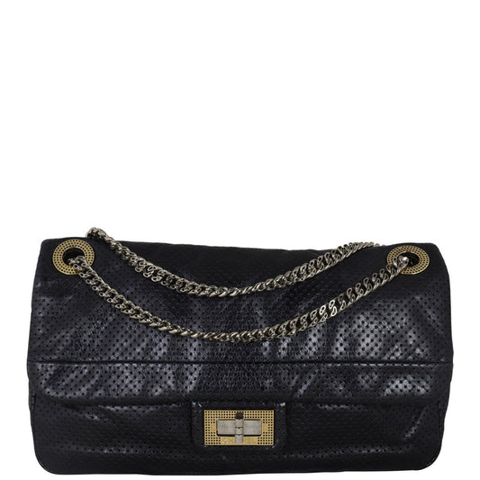 Chanel Perforated Drill Bag Flap Handbag