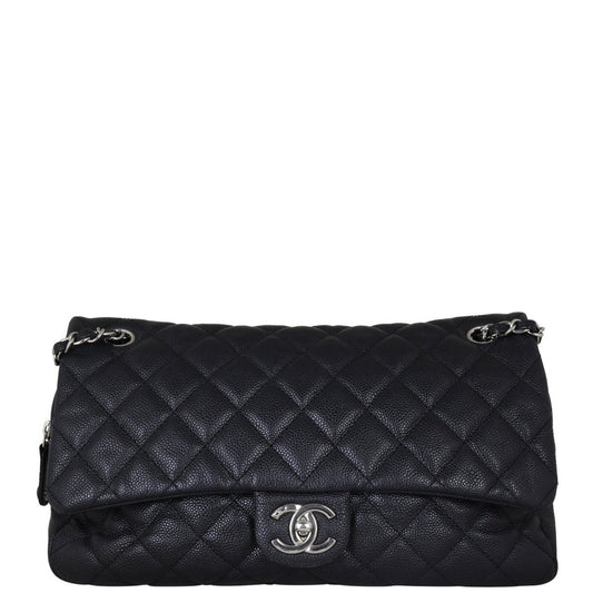 Chanel Easy Bag Jumbo Black Flap Handbag