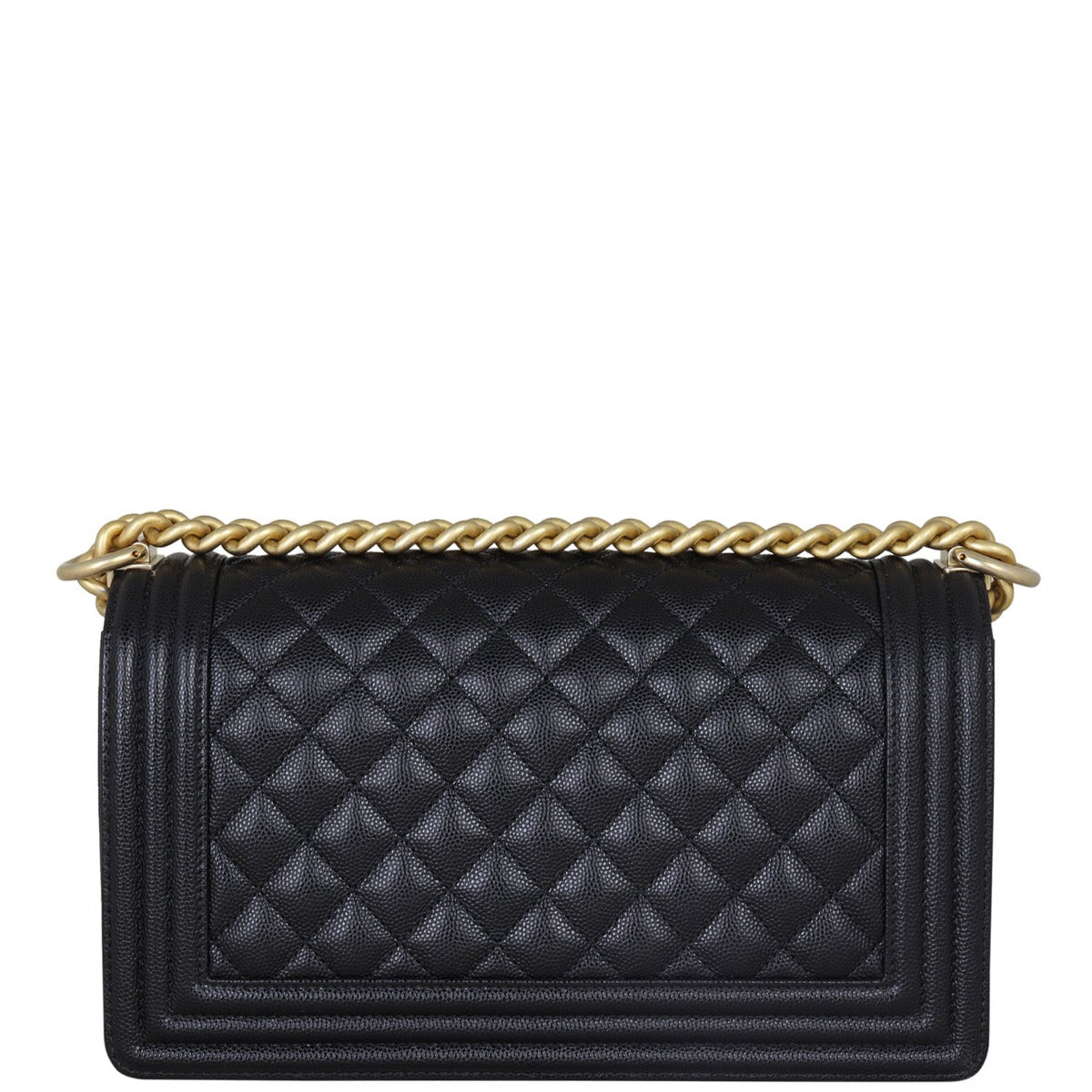 Chanel Boy Old 28 Series Handbag Black Medium