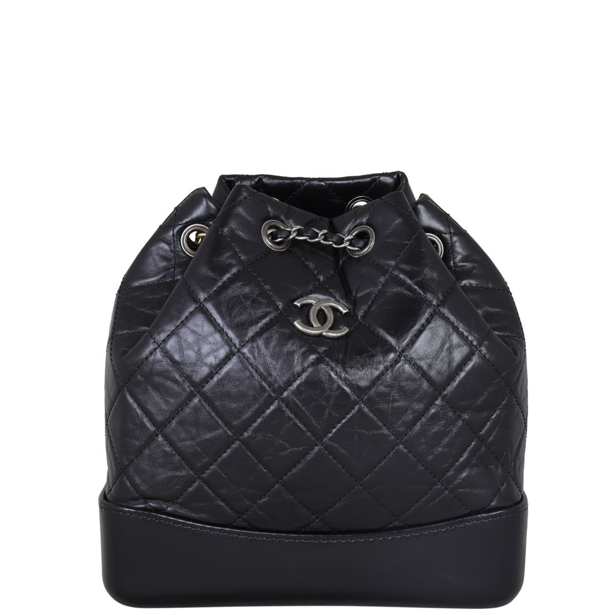 Chanel Gabrielle Backpack Black Small
