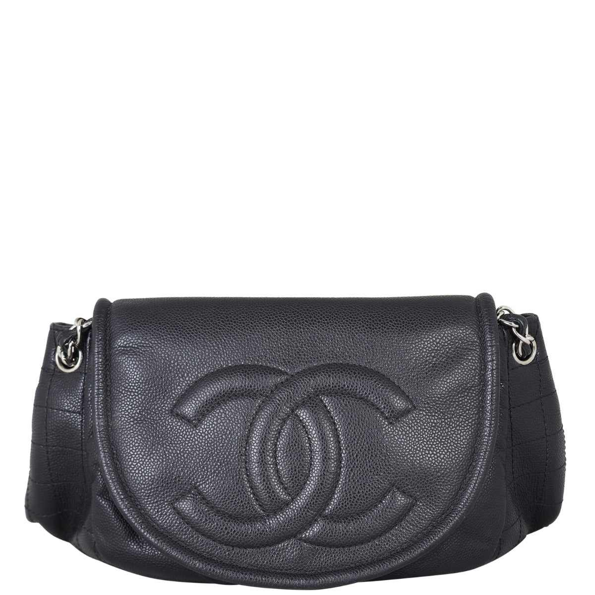 Chanel Half Moon Bag Flap Handbag Flap Bag211222