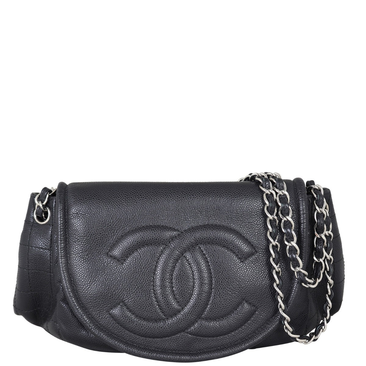 Chanel Half Moon Bag Flap Handbag Flap Bag211222