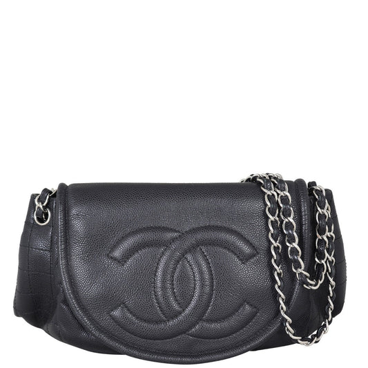 Chanel Half Moon Bag Flap Handbag Flap Bag211222