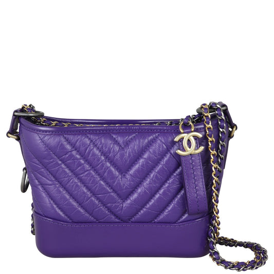 Chanel Gabrielle Chevron Hobo Small Hobo Bag
