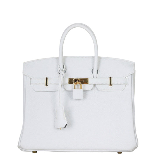 Hermes Birkin Clemence Handbag Travel Bag 25 Clemence170123