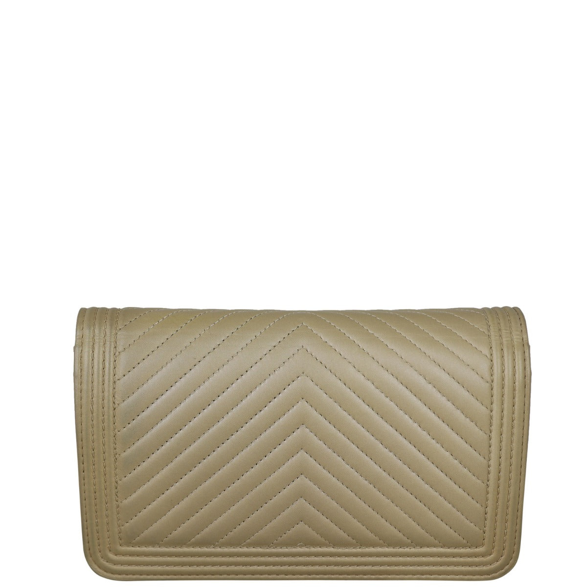 Chanel Boy Wallet On Chevron Handbag Chain