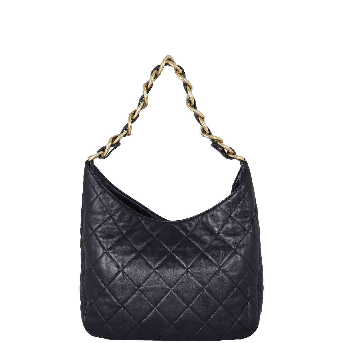 Chanel Lambskin Hobo Quilted Hobo Bag