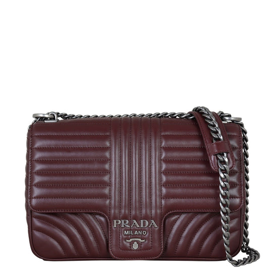 Prada Diagramme Shoulder Bag Large