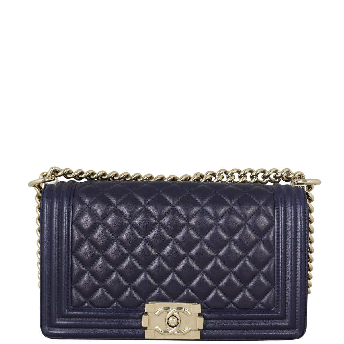 Chanel Boy Old 22 Series Handbag Black Medium