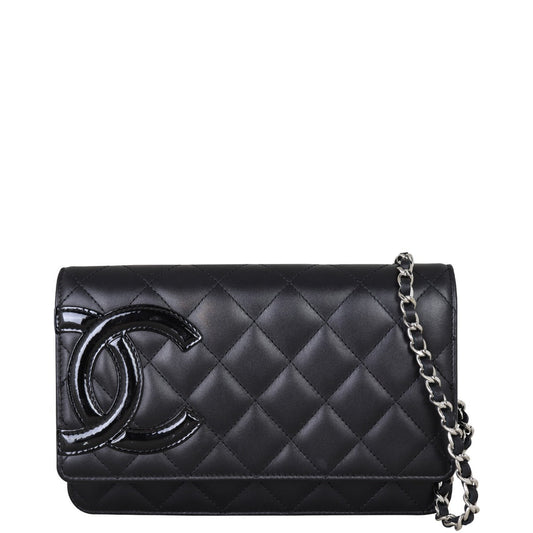 Chanel Ligne Cambon Wallet on Handbag Chain On Chain010323
