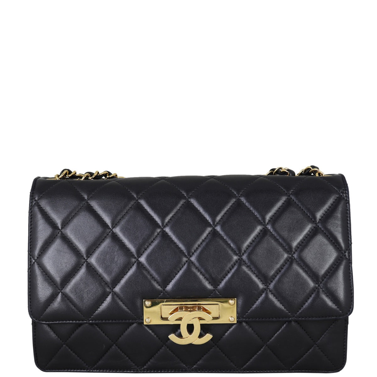 Chanel CC Golden Class Bag Large Handbag