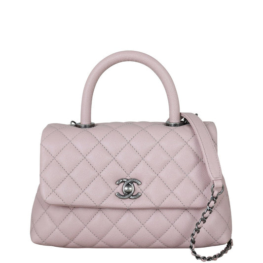 Chanel Coco Top Handle Bag Rose Pink Mini Mini Bag