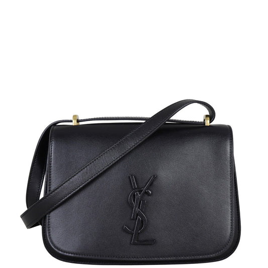 YSL Saint Laurent Spontini Saddle Bag Leather Travel Bag