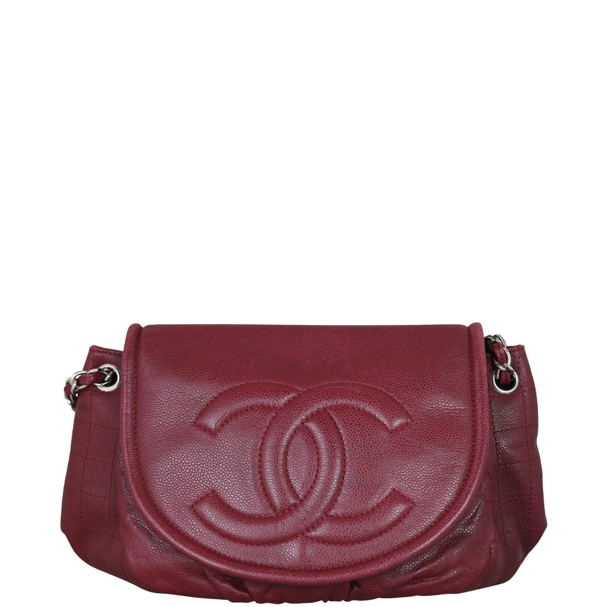 Chanel Timeless Half Moon Bag Flap Handbag Flap Bag150323