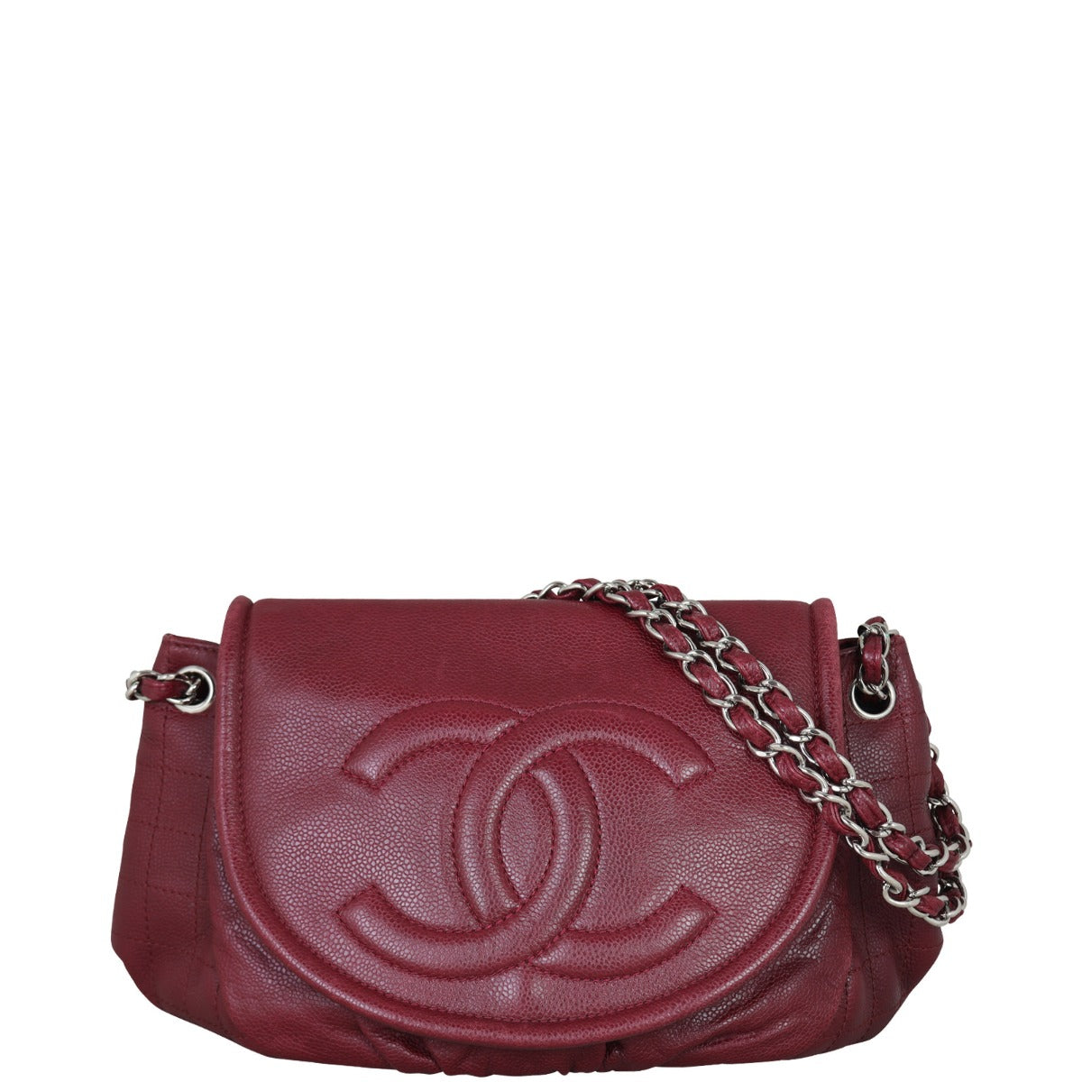 Chanel Timeless Half Moon Bag Flap Handbag Flap Bag150323