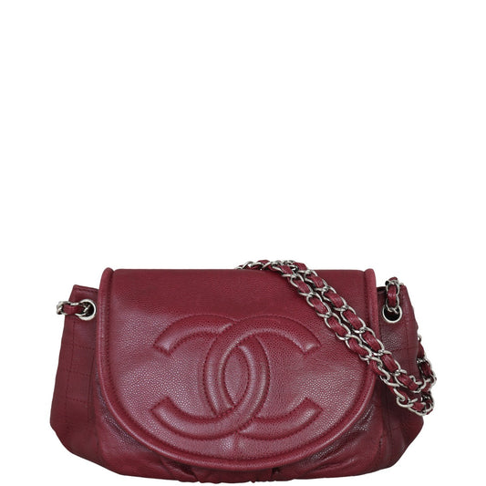 Chanel Timeless Half Moon Bag Flap Handbag Flap Bag150323