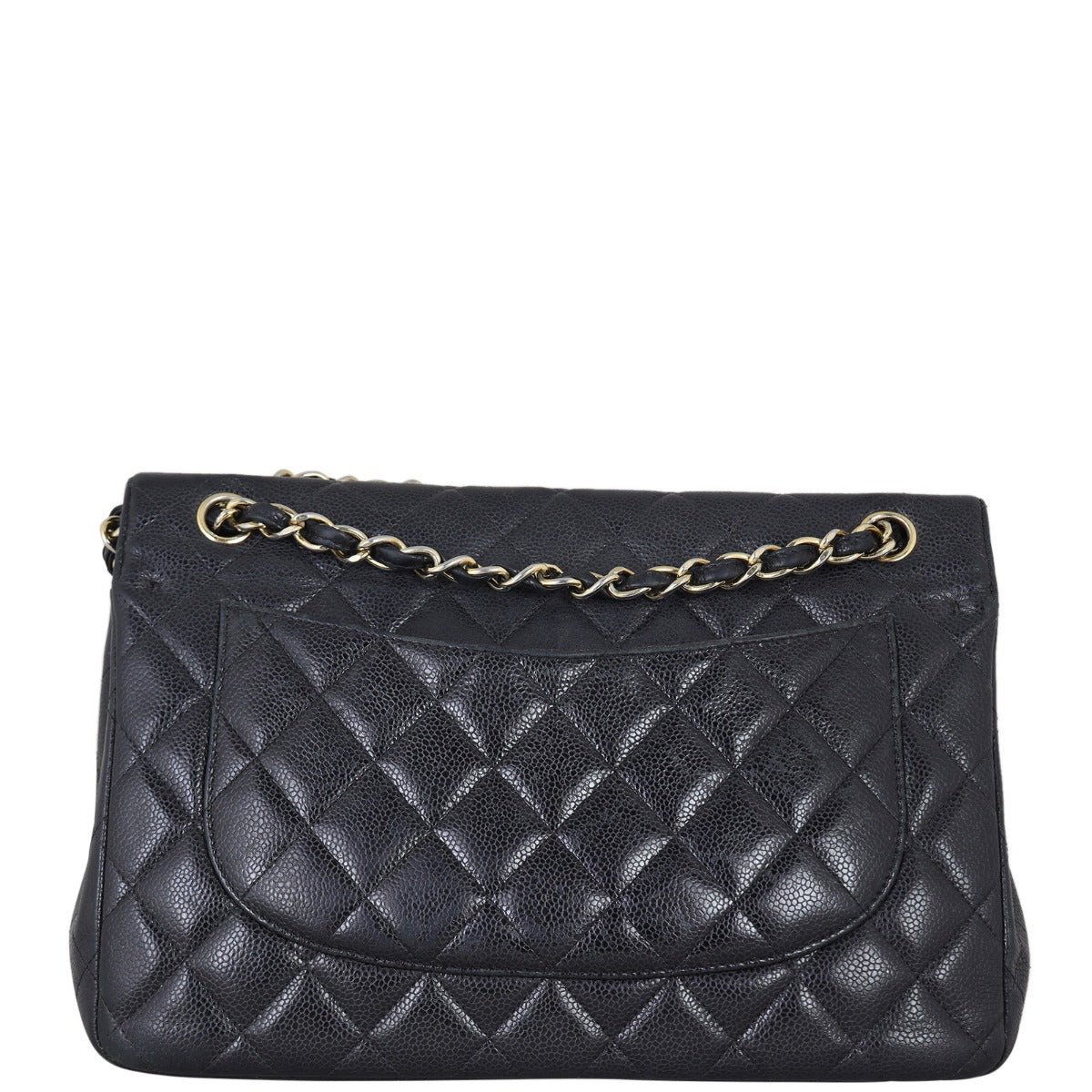 Chanel Classic Double Jumbo GHW Handbag Flap