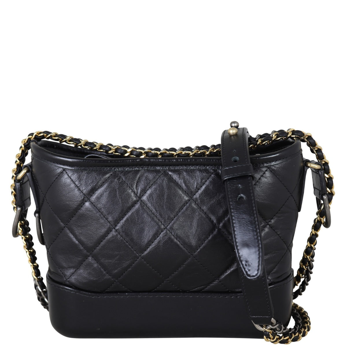 Chanel Gabrielle Hobo 27 Series Black Small Hobo Bag