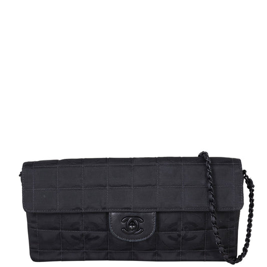 Chanel Travel Ligne East West Bag Flap Travel Bag