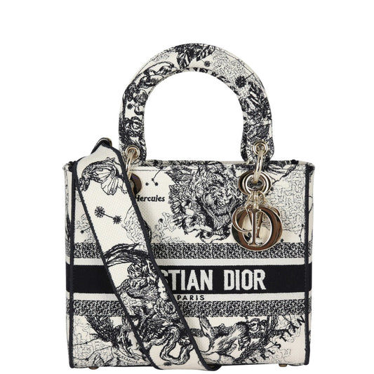 Dior Lady D Lite Toile De Jouy Zodiac Medium Travel Bag