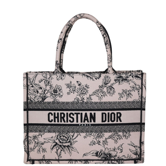 Dior Tote Bag Book Tote Jardin Botanique Canvas Medium