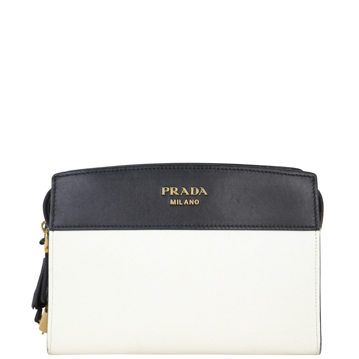 Prada Saffiano City Calf Esplanade Crossbody Handbag Crossbody Bag