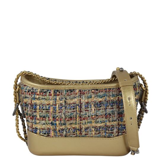 Chanel Gabrielle Tweed Hobo Small Hobo Bag