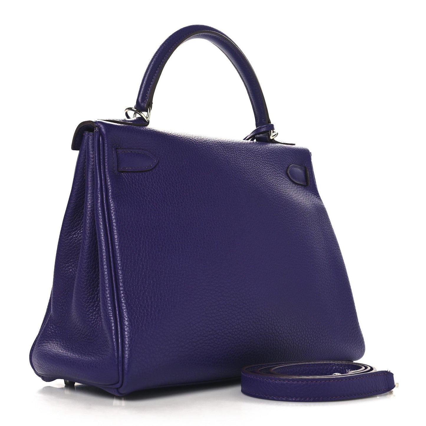 Hermes Togo Kelly Retourne Iris Handbag Travel Bag