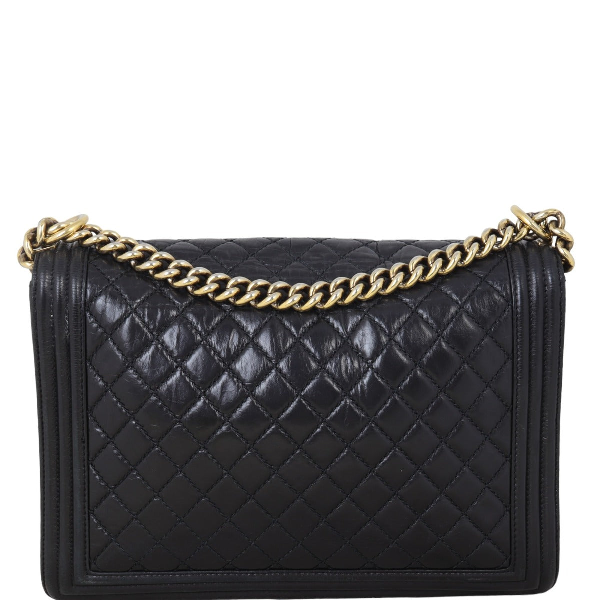 Chanel Boy Handbag Black Large Shoulder Bag