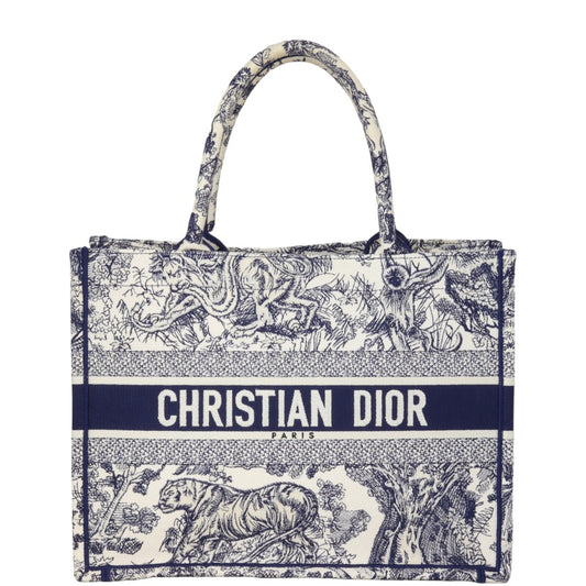 Dior Tote Bag Book Tote Toile de Jouy Reverse Canvas Medium Jouy Reverse 5