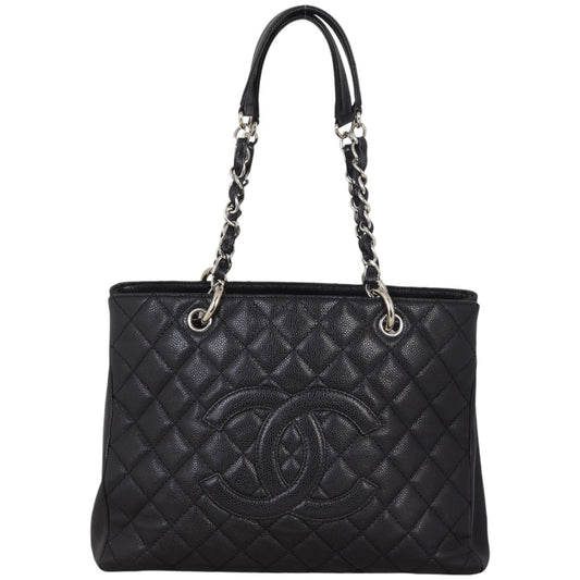Chanel Grand Shopping Tote Quilted Black Shoulder Bag Tote 03092024
