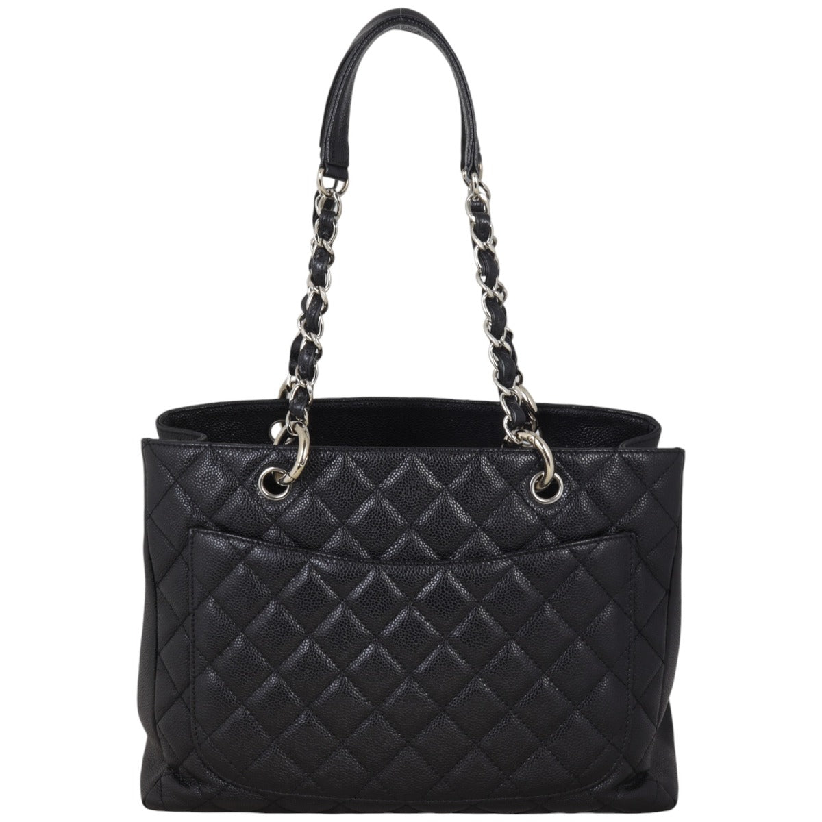 Chanel Grand Shopping Tote Quilted Black Shoulder Bag Tote 03092024