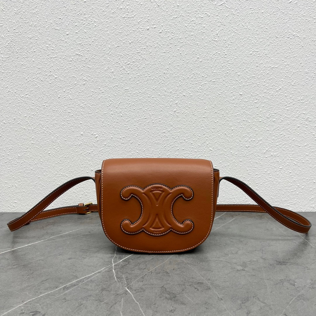 Top Quality Folco Cuir Triomphe For Women Tan Travel Bag 198263Du304Lu 9691
