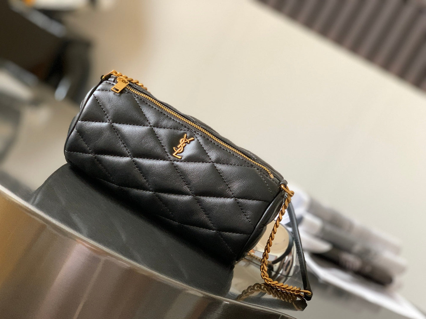YSL Saint Laurent Ysl Saint Laurent Sade Mini Tube Bag For Chain Travel Bag
