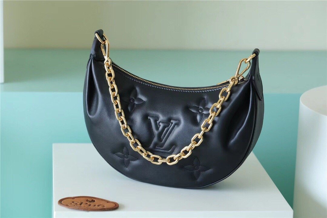 Top Quality Over The Moon Bag Handbags Black Travel Bag