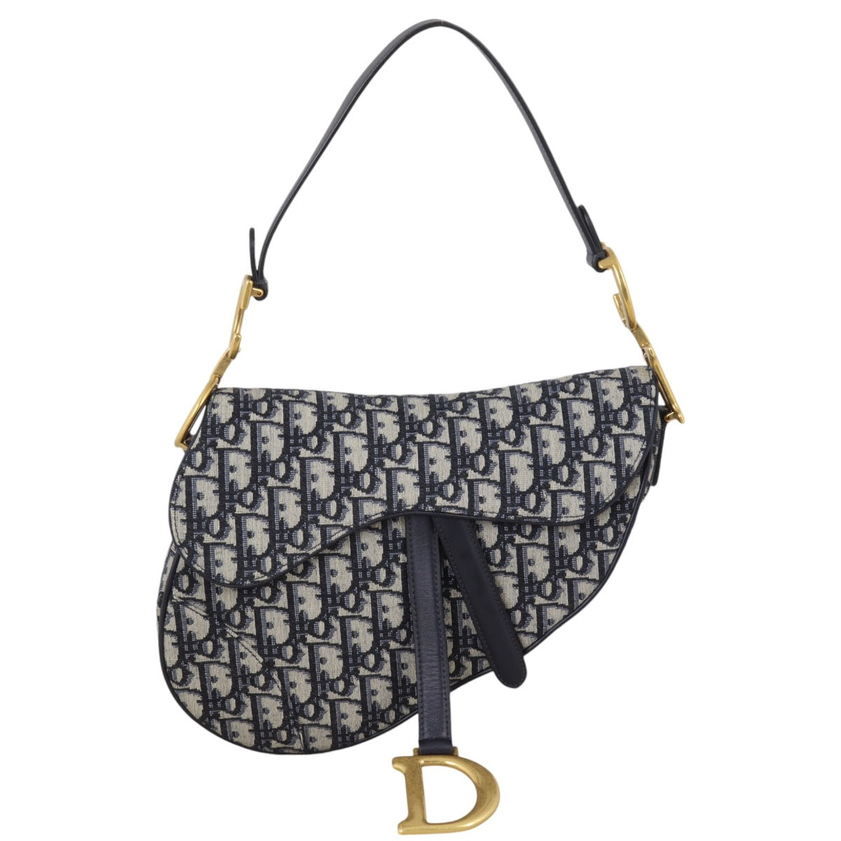 Dior Shoulder Bag Saddle Bag Oblique Canvas
