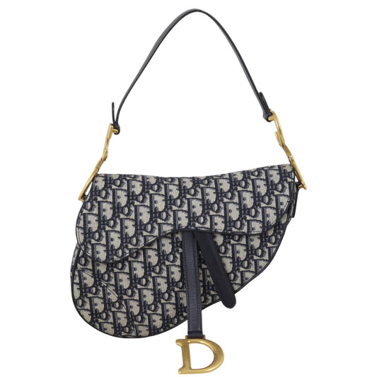 Dior Shoulder Bag Saddle Bag Oblique Canvas