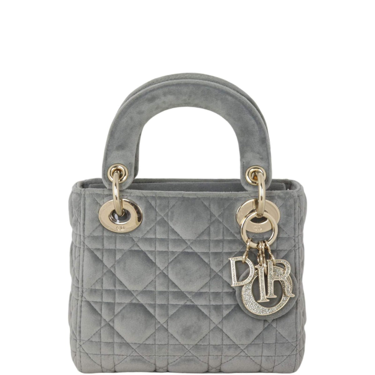 Dior Lady Velvet Handbag Mini Travel Bag