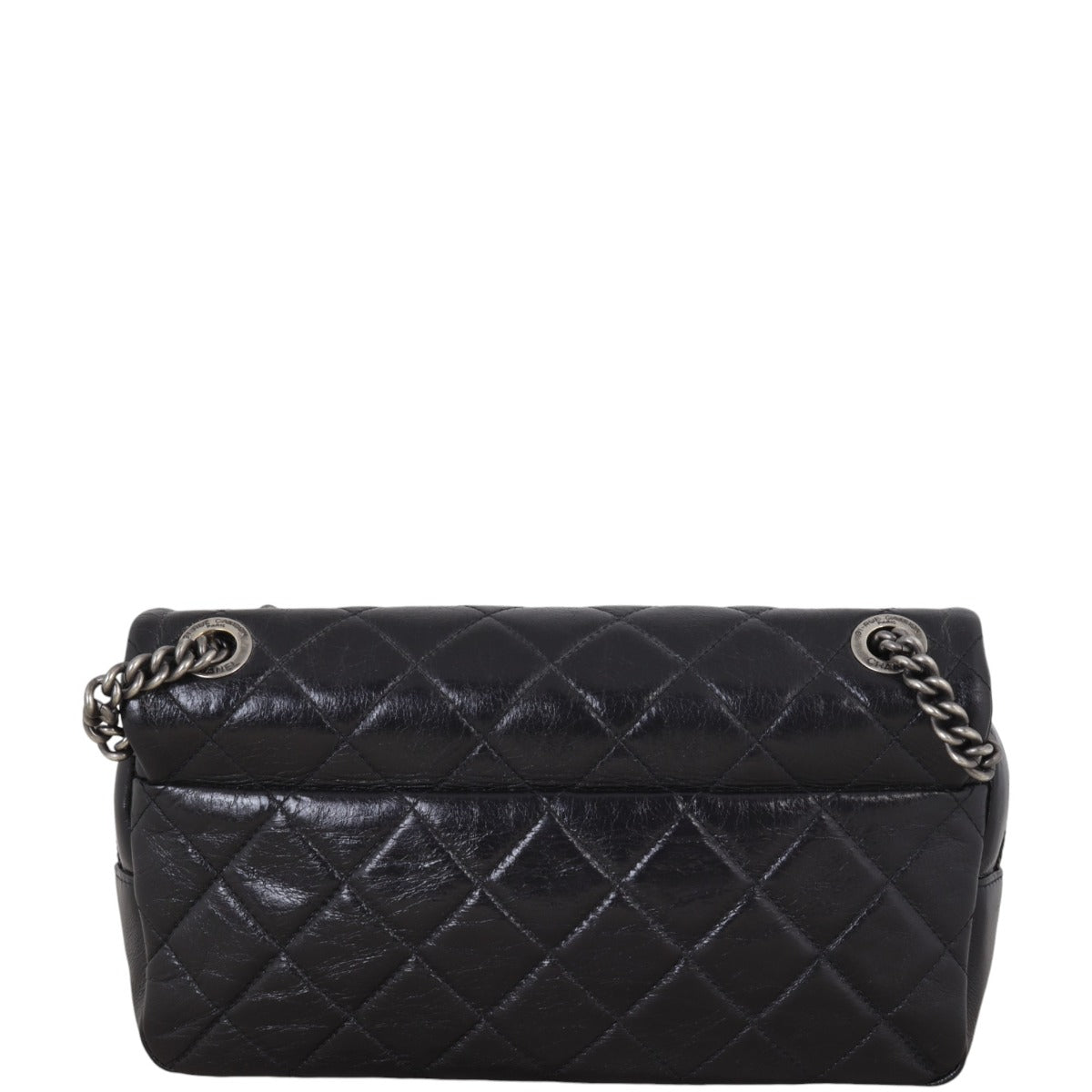 Chanel CC Duo Colour Bag Black Flap Shoulder Bag