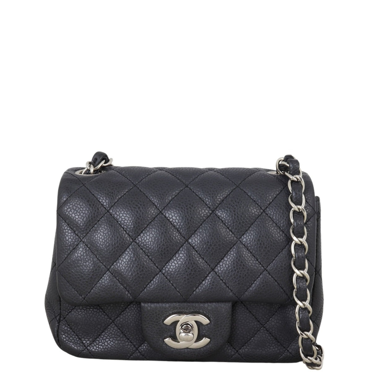 Chanel Classic Square Bag Black Mini Crossbody Bag