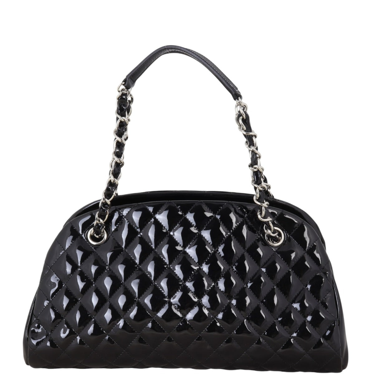 Chanel Just Mademoiselle Bowler Bag Quilted Black Shoulder Bag