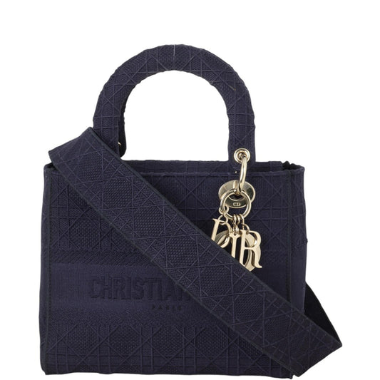 Dior Shoulder Bag Lady D-Lite Canvas Medium