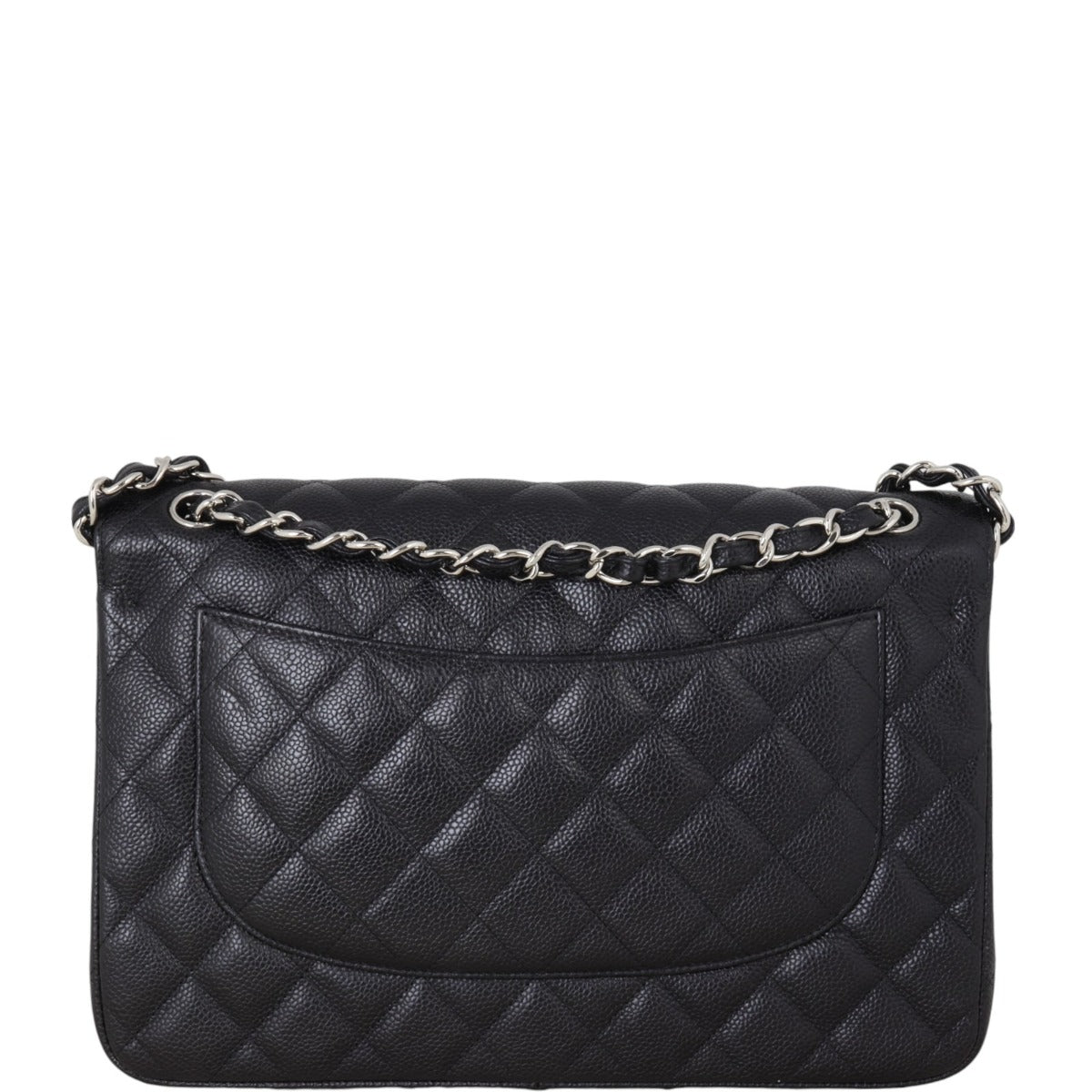 Chanel Classic Double Jumbo Handbag Quilted Black Crossbody Bag Jumbo 05112024