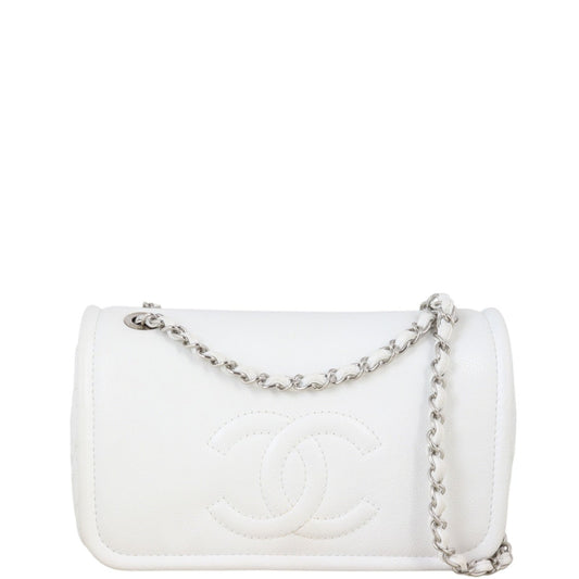 Chanel CC Timeless Bag White Flap Crossbody Bag