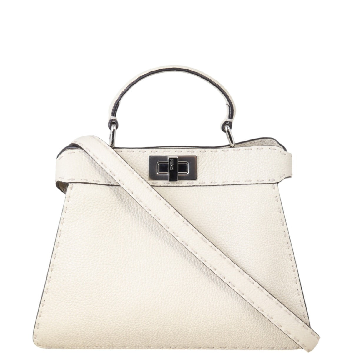 Fendi Peekaboo Iseeu Selleria Shoulder Bag Small