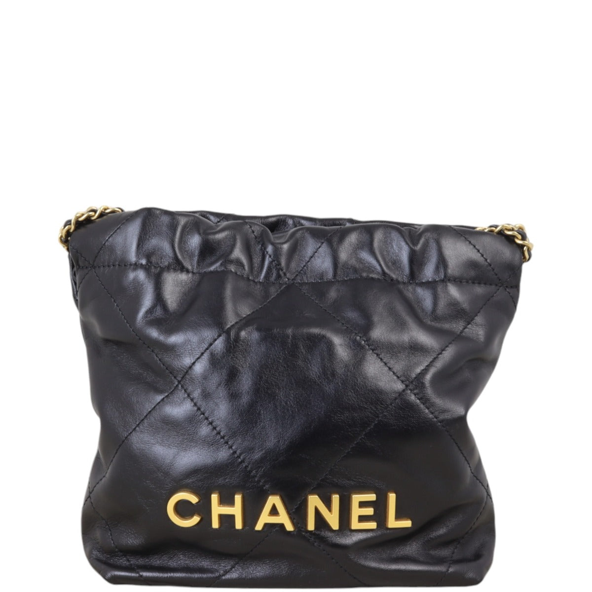 Chanel 22 Hobo Quilted Black Crossbody Bag