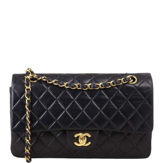 Chanel Classic Double Flap Handbag Quilted Black